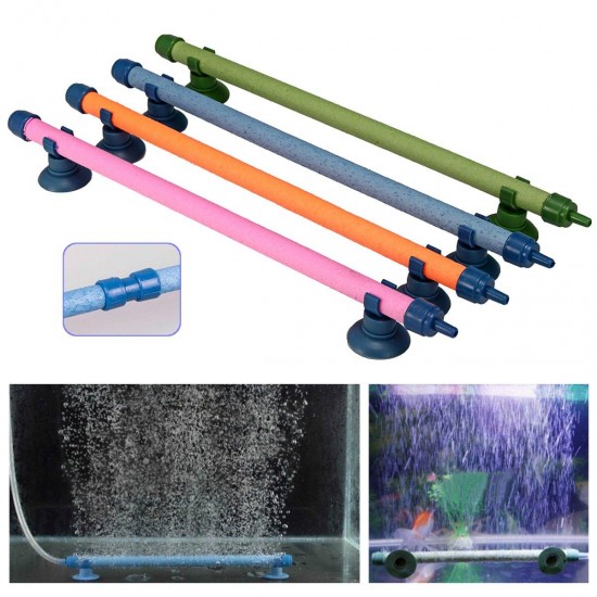 7''/10'' Aquarium Bubble Wall Air Stone Bar Fish Tank Pond Oxygen Aeration Supplies