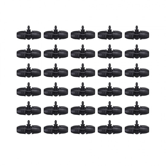 72Pcs/Set 30M Hose Water Controller Timer LCD Display Adjustable Drippers DIY Micro Drip Misting Irrigation System Automatic Garden Watering Kits