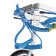 7.5'' Aluminium Pet Dog Wheelchair Walk Assistant Tool Cart For Handicapped Hind Leg
