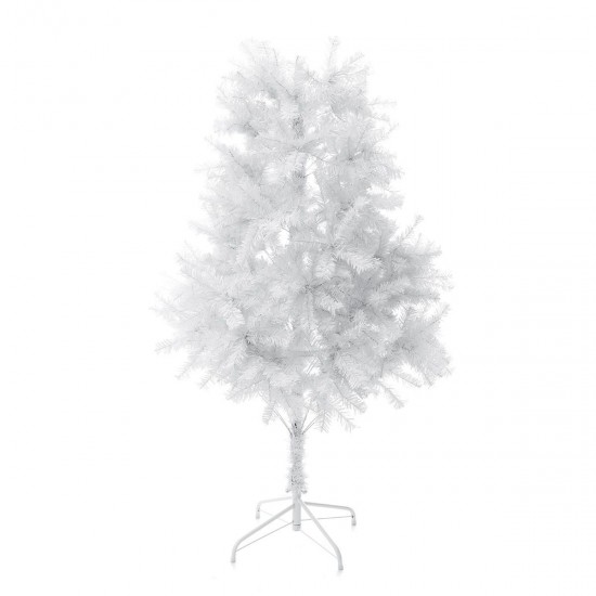 7Ft Artificial PVC Christmas Tree With Stand Holiday Season Home Outdoor Decorations White 7Ft Artificial PVC Christmas Tree With Stand Holiday Season Home Outdoor Decorations White