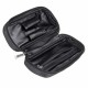 7x3.7 Inch Durable Portable Leather 2 Pipes Polyurethane Storage Case Bag