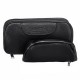 7x3.7 Inch Durable Portable Leather 2 Pipes Polyurethane Storage Case Bag