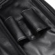 7x3.7 Inch Durable Portable Leather 2 Pipes Polyurethane Storage Case Bag