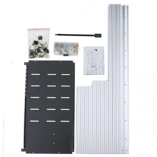8 GPU Crypto Coin Aluminum Open Air Frame Mining Miner Rig Case Mining Frame Stackable 8 GPU Crypto Coin Aluminum Open Air Frame Mining Miner Rig Case Mining Frame Stackable