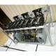 8 GPU Mining Frame Case Miner Case Aluminum Stackable Mining Rig Case Wtih 6 Fans