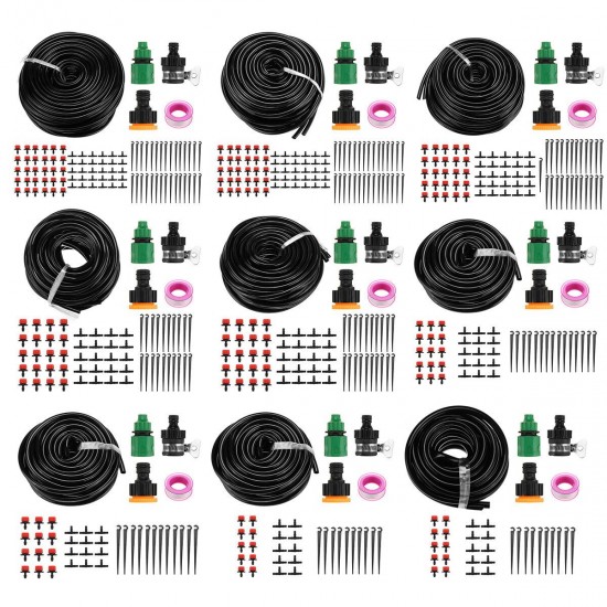 8 Holes Misting Irrigation System Kit Tubing Hose Dripper 5/10/15/18/20/25/50M 8 Holes Misting Irrigation System Kit Tubing Hose Dripper 5/10/15/18/20/25/50M