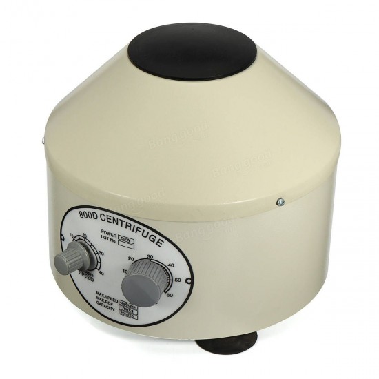 800D Desktop Lab Lower-speed Centrifugal Machine 4000Rpm With 20ml x 6 Capacity 800D Desktop Lab Lower-speed Centrifugal Machine 4000Rpm With 20ml x 6 Capacity