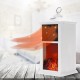 800W 3D Emulation Electric Fireplace Fire Wood Flame Heater Stove Log Burner Remote Control Removable