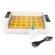 80W 24 Position Digital Mini Fully Automatic Poultry Incubator Eggs Poultry Hatcher US/EU Plug