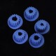 80pcs Plastic Gear Motor Gear DIY Gear Box Robot Model Single Double Layer Crown Gear Spindle Set