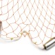 8FT 2.4m Strong Nylon Mesh Fishing Net Bait Easy Throw Hand Casting 3/4'' w/ Sinker