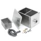 8LB 5GPM Oil Water Grease Trap Interceptor Separator Stainless Steel Kitchen 8LB 5GPM Oil Water Grease Trap Interceptor Separator Stainless Steel Kitchen