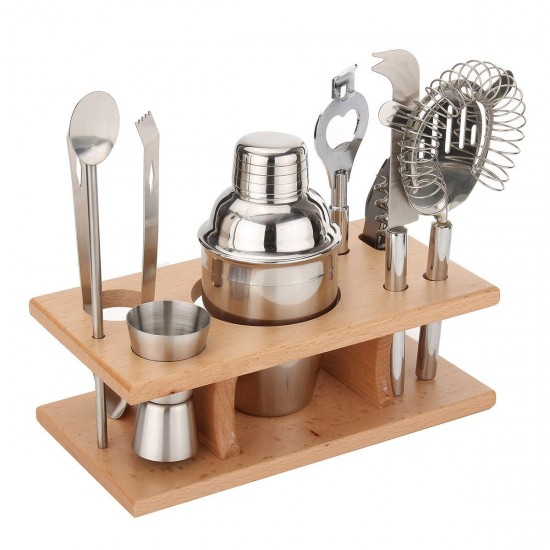 8Pcs 250mL Stainless Steel Cocktail Shaker Mixer Drink Bartender Bar Tools Maker Set Kit 8Pcs 250mL Stainless Steel Cocktail Shaker Mixer Drink Bartender Bar Tools Maker Set Kit