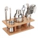8Pcs 250mL Stainless Steel Cocktail Shaker Mixer Drink Bartender Bar Tools Maker Set Kit 8Pcs 250mL Stainless Steel Cocktail Shaker Mixer Drink Bartender Bar Tools Maker Set Kit