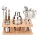 8Pcs 250mL Stainless Steel Cocktail Shaker Mixer Drink Bartender Bar Tools Maker Set Kit 8Pcs 250mL Stainless Steel Cocktail Shaker Mixer Drink Bartender Bar Tools Maker Set Kit