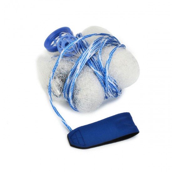 8ft Quick Throw Cast Net Monofilament Fishing Live Bait Net With Sinkers 8ft Quick Throw Cast Net Monofilament Fishing Live Bait Net With Sinkers