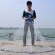 8ft Quick Throw Cast Net Monofilament Fishing Live Bait Net With Sinkers 8ft Quick Throw Cast Net Monofilament Fishing Live Bait Net With Sinkers