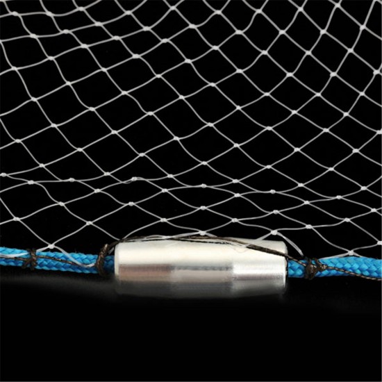 8ft Quick Throw Cast Net Monofilament Fishing Live Bait Net With Sinkers
