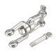 8mm Swivel Connector Shackle Hook 316 Stainless Steel for Boat Jaw Sea Anchor Chain 8mm Swivel Connector Shackle Hook 316 Stainless Steel for Boat Jaw Sea Anchor Chain