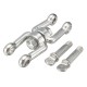 8mm Swivel Connector Shackle Hook 316 Stainless Steel for Boat Jaw Sea Anchor Chain 8mm Swivel Connector Shackle Hook 316 Stainless Steel for Boat Jaw Sea Anchor Chain