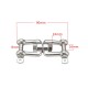 8mm Swivel Connector Shackle Hook 316 Stainless Steel for Boat Jaw Sea Anchor Chain 8mm Swivel Connector Shackle Hook 316 Stainless Steel for Boat Jaw Sea Anchor Chain