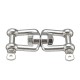8mm Swivel Connector Shackle Hook 316 Stainless Steel for Boat Jaw Sea Anchor Chain 8mm Swivel Connector Shackle Hook 316 Stainless Steel for Boat Jaw Sea Anchor Chain
