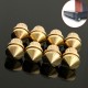 8pcs HIFI M8 Copper Speaker Suspension Spikes Isolation Stands Feet Pads Base