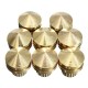 8pcs HIFI M8 Copper Speaker Suspension Spikes Isolation Stands Feet Pads Base