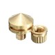 8pcs HIFI M8 Copper Speaker Suspension Spikes Isolation Stands Feet Pads Base