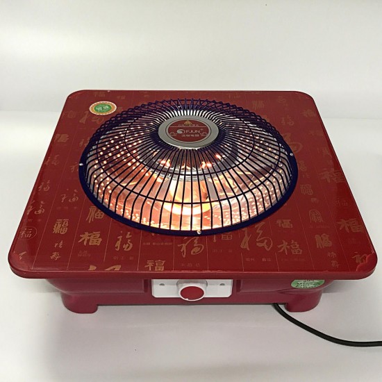 900W Electric Heater Fan Space Heater Adjustable Thermostat Temperature Control for Home Office