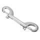 90mm 304 Stainless Steel Double End Bolt Snap Trigger Hook Marine Lobster Clasp Clip