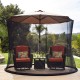 9ft Garden Outdoor Patio Umbrella Table Screen Cover Net Mosquito Insect Net 9ft Garden Outdoor Patio Umbrella Table Screen Cover Net Mosquito Insect Net