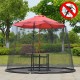 9ft Garden Outdoor Patio Umbrella Table Screen Cover Net Mosquito Insect Net 9ft Garden Outdoor Patio Umbrella Table Screen Cover Net Mosquito Insect Net