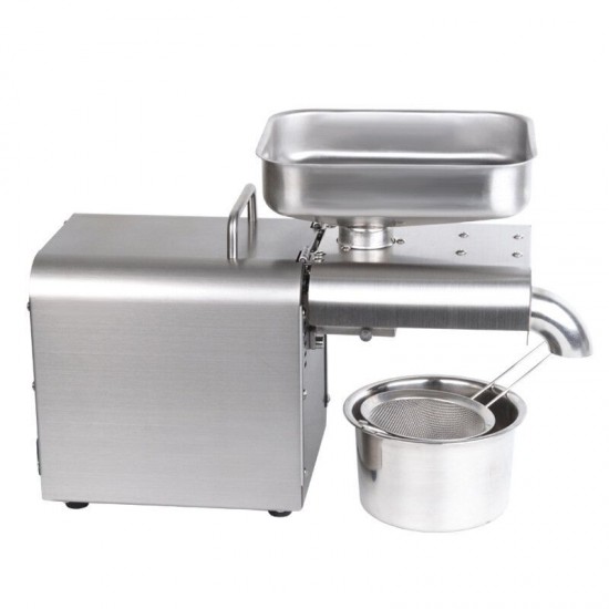 AC 110V/220V Multifunctional Full-automatic Electric Oil Press Machine Oil Expeller Home Commercial Oil Squeezing Machine AC 110V/220V Multifunctional Full-automatic Electric Oil Press Machine Oil Expeller Home Commercial Oil Squeezing Machine