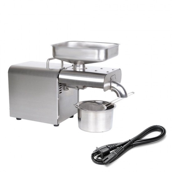 AC 110V/220V Multifunctional Full-automatic Electric Oil Press Machine Oil Expeller Home Commercial Oil Squeezing Machine AC 110V/220V Multifunctional Full-automatic Electric Oil Press Machine Oil Expeller Home Commercial Oil Squeezing Machine
