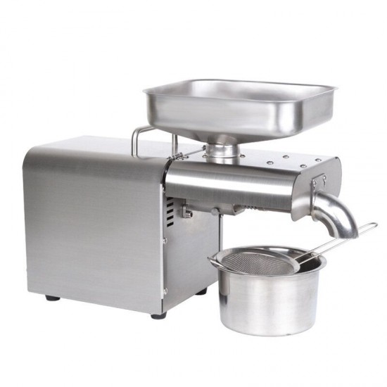 AC 110V/220V Multifunctional Full-automatic Electric Oil Press Machine Oil Expeller Home Commercial Oil Squeezing Machine AC 110V/220V Multifunctional Full-automatic Electric Oil Press Machine Oil Expeller Home Commercial Oil Squeezing Machine