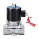 AC 220V Electric Solenoid Valve 2W20 Stainless Steel For Water Gas Air Oil