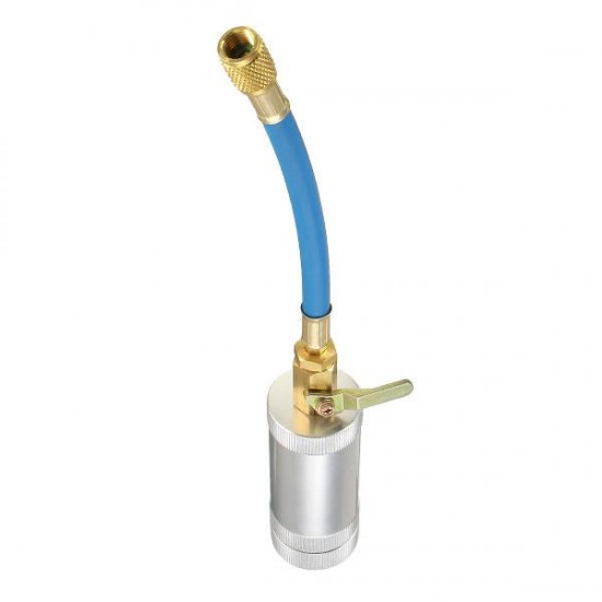 A/C Oil & Dye Injector+Low R12 R134A Quick Coupler Adapter Kit A/C Oil & Dye Injector+Low R12 R134A Quick Coupler Adapter Kit