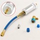 A/C Oil & Dye Injector+Low R12 R134A Quick Coupler Adapter Kit A/C Oil & Dye Injector+Low R12 R134A Quick Coupler Adapter Kit