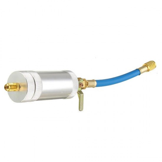 A/C Oil & Dye Injector+Low R12 R134A Quick Coupler Adapter Kit A/C Oil & Dye Injector+Low R12 R134A Quick Coupler Adapter Kit