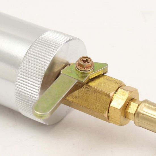 A/C Oil & Dye Injector+Low R12 R134A Quick Coupler Adapter Kit A/C Oil & Dye Injector+Low R12 R134A Quick Coupler Adapter Kit