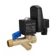 AC220V 1/2'' Brass Electric Solenoid Automatic Timer Air Compressor Cold Dryer Drain Water Valve