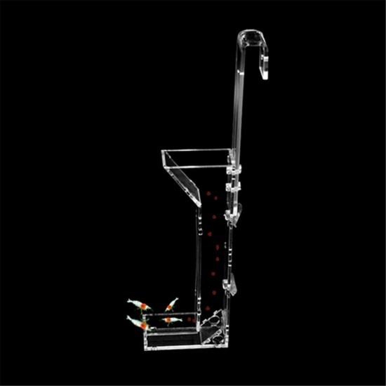 Acrylic Aquarium Feeder Tube Fish Shrimp Food Feeding Tube Granules Mini Bit Diet Supplies