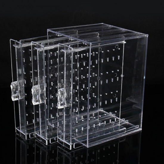 Acrylic Earring Ear Studs Storage Box Jewelry Display Stand Necklace Holder Rack Organizer Acrylic Earring Ear Studs Storage Box Jewelry Display Stand Necklace Holder Rack Organizer