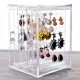 Acrylic Earring Ear Studs Storage Box Jewelry Display Stand Necklace Holder Rack Organizer Acrylic Earring Ear Studs Storage Box Jewelry Display Stand Necklace Holder Rack Organizer