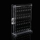 Acrylic Earring Ear Studs Storage Box Jewelry Display Stand Necklace Holder Rack Organizer