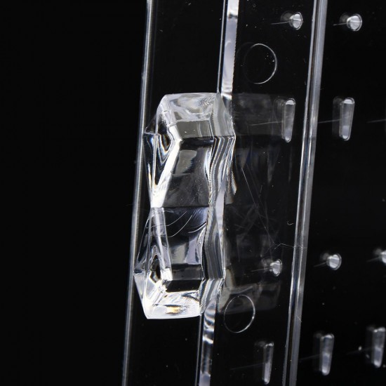 Acrylic Earring Ear Studs Storage Box Jewelry Display Stand Necklace Holder Rack Organizer Acrylic Earring Ear Studs Storage Box Jewelry Display Stand Necklace Holder Rack Organizer
