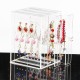 Acrylic Earring Ear Studs Storage Box Jewelry Display Stand Necklace Holder Rack Organizer Acrylic Earring Ear Studs Storage Box Jewelry Display Stand Necklace Holder Rack Organizer