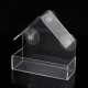 Acrylic Transparent Bird Squirrel Feeder Tray Birdhouse Window Suction Cup Mount