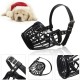 Adjustable Pet Dog No Bite Plastic Basket Muzzle Cage Mouth Mesh Cover 7 Sizes Adjustable Pet Dog No Bite Plastic Basket Muzzle Cage Mouth Mesh Cover 7 Sizes
